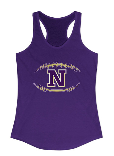 Navarro Panthers N Script Football #3 Women's Tank Top