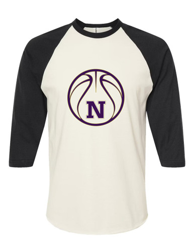 Navarro Panthers N Script Basketball #2 Women's Baseball T-Shirt