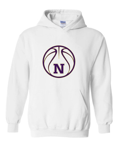 Navarro Panthers N Script Basketball #2 Men's Hoodie