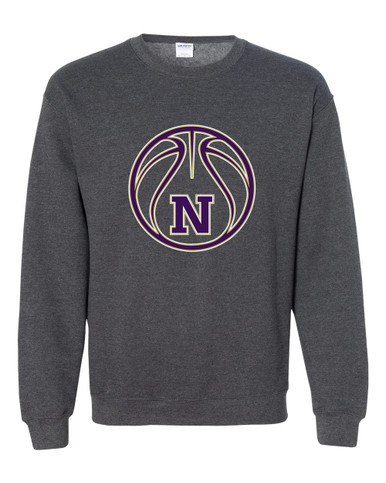 Navarro Panthers N Script Basketball #2 Men's Sweatshirt