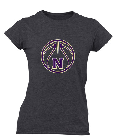 Navarro Panthers N Script Basketball #2 Women's Premium SS T-Shirt