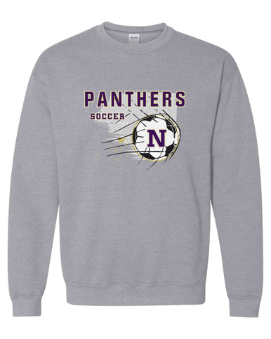 Navarro Panthers N Script Soccer #2 Men's Sweatshirt