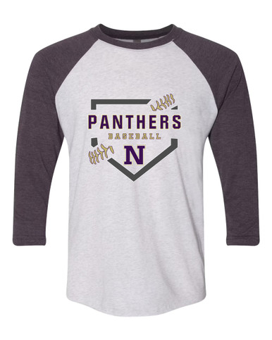 Navarro Panthers N Script Baseball #2 Women's Baseball T-Shirt