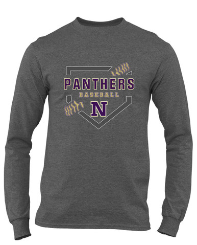 Navarro Panthers N Script Baseball #2 Men's Premium LS T-Shirt