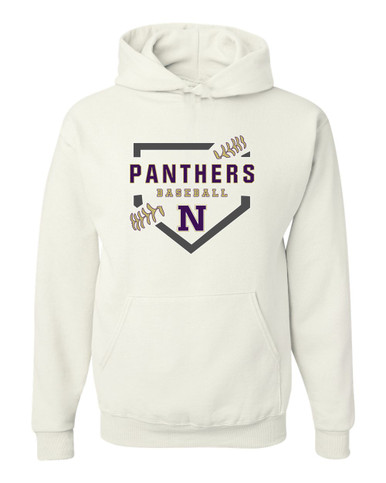 Navarro Panthers N Script Baseball #2 Men's Premium Hoodie