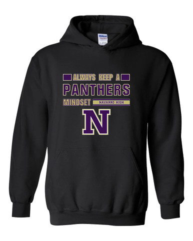 Navarro Panthers N Script Mindset Men's Hoodie