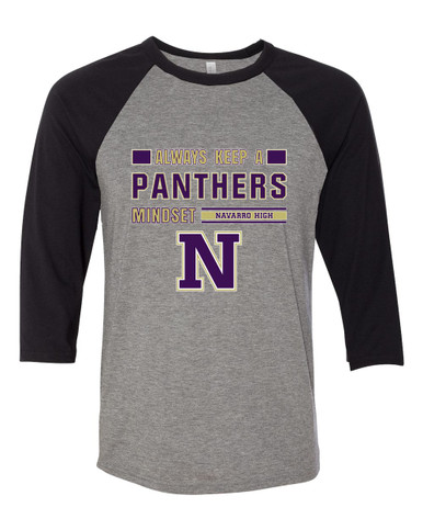 Navarro Panthers N Script Mindset Women's Baseball T-Shirt