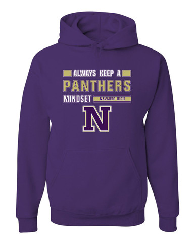 Navarro Panthers N Script Mindset Men's Premium Hoodie