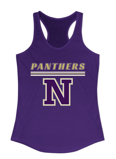 Navarro Panthers N Script Mascot #8 Women's Tank Top