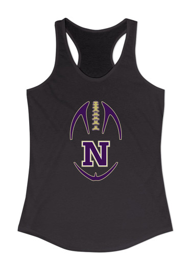 Navarro Panthers N Script Football #4 Women's Tank Top