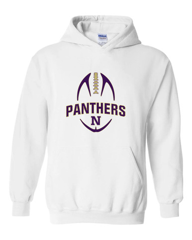 Navarro Panthers N Script Football #5 Men's Hoodie