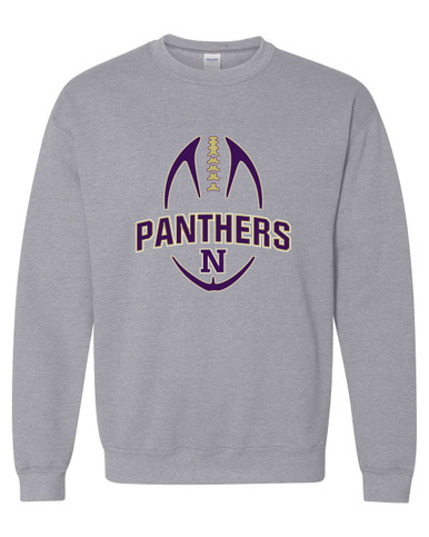 Navarro Panthers N Script Football #5 Men's Sweatshirt