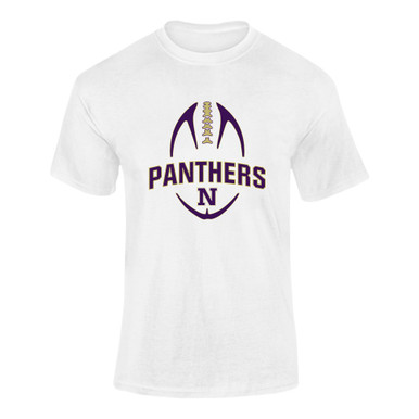 Navarro Panthers N Script Football #5 Men's SS T-Shirt