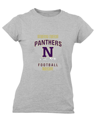 Navarro Panthers N Script Football #6 Women's SS T-Shirt
