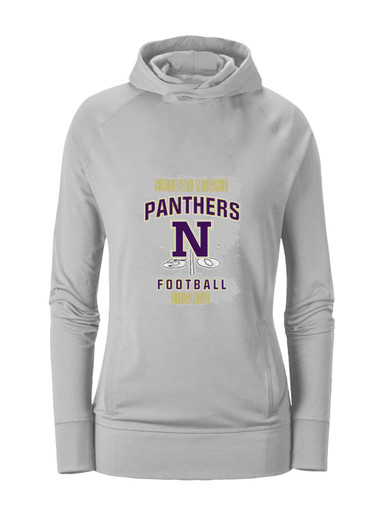 Navarro Panthers N Script Football #6 Women's Hoodie
