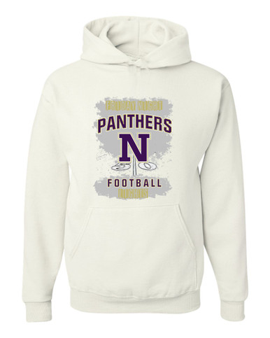 Navarro Panthers N Script Football #6 Men's Premium Hoodie