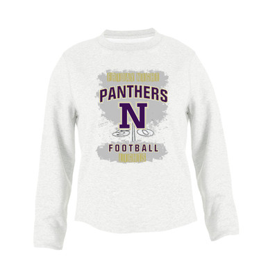 Navarro Panthers N Script Football #6 Men's Sweatshirt