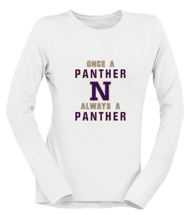 Navarro Panthers N Script Once A Women's Premium LS T-Shirt