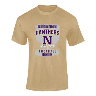 Navarro Panthers N Script Football #6 Men's SS T-Shirt