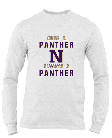 Navarro Panthers N Script Once A Men's Premium LS T-Shirt