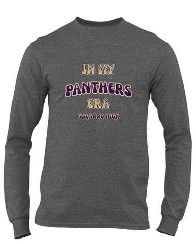 Navarro Panthers N Script Era #2 Men's LS T-Shirt