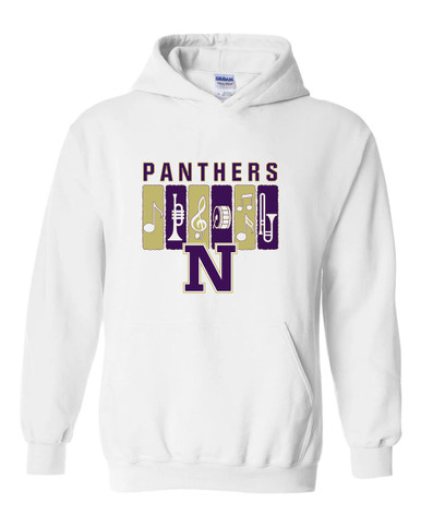 Navarro Panthers N Script Band # 2 Men's Hoodie