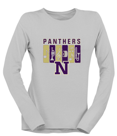 Navarro Panthers N Script Band # 2 Women's LS T-Shirt