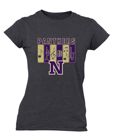 Navarro Panthers N Script Band # 2 Women's SS T-Shirt