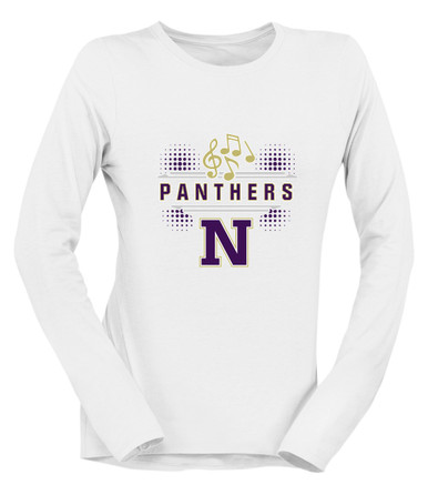 Navarro Panthers N Script Band # 3 Women's LS T-Shirt