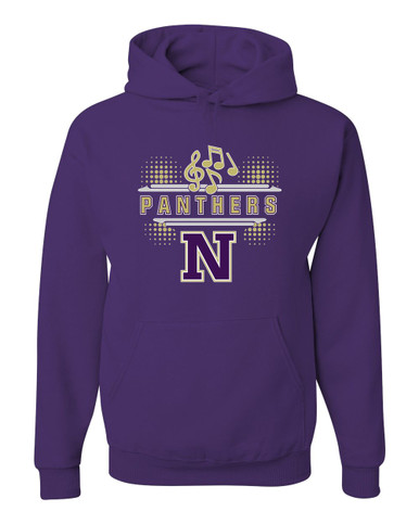 Navarro Panthers N Script Band # 3 Men's Premium Hoodie