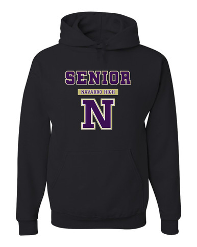 Navarro Panthers N Script Senior #2 Men's Premium Hoodie