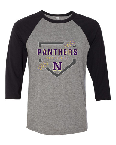 Navarro Panthers N Script Softball #2 Women's Baseball T-Shirt