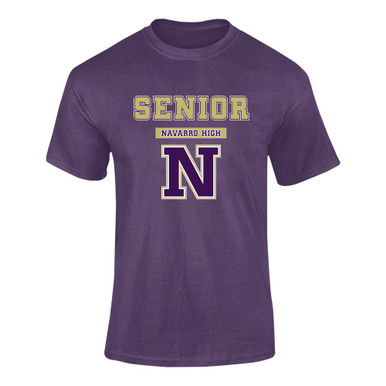 Navarro Panthers N Script Senior #2 Men's SS T-Shirt