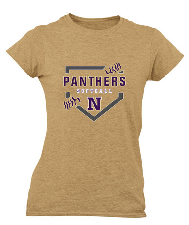 Navarro Panthers N Script Softball #2 Women's SS T-Shirt