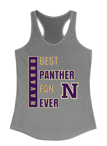 Navarro Panthers N Script Best Panther Fan Women's Tank Top