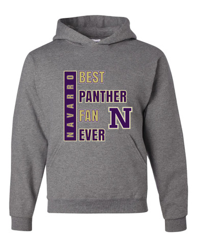 Navarro Panthers N Script Best Panther Fan Men's Premium Hoodie