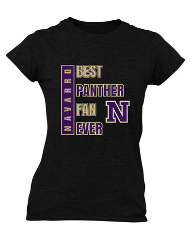 Navarro Panthers N Script Best Panther Fan Women's Premium SS T-Shirt