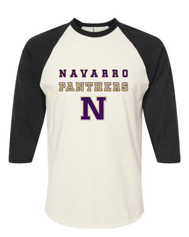 Navarro Panthers N Script Spirit Women's Baseball T-Shirt