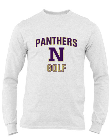 Navarro Panthers N Script Golf Men's Premium LS T-Shirt