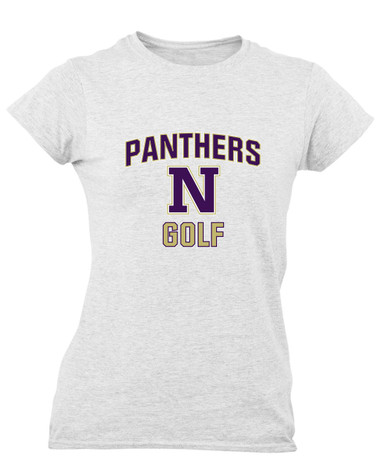 Navarro Panthers N Script Golf Women's Premium SS T-Shirt