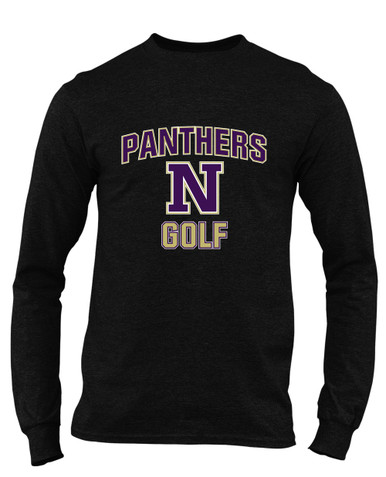 Navarro Panthers N Script Golf Men's LS T-Shirt