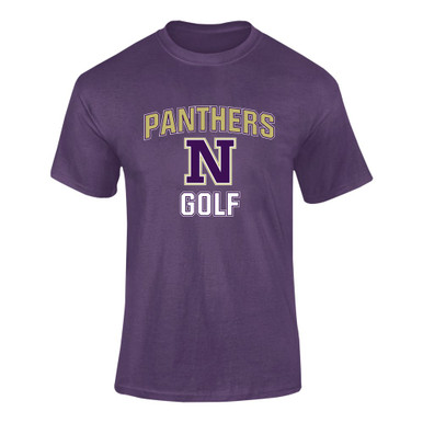 Navarro Panthers N Script Golf Men's Premium SS T-Shirt