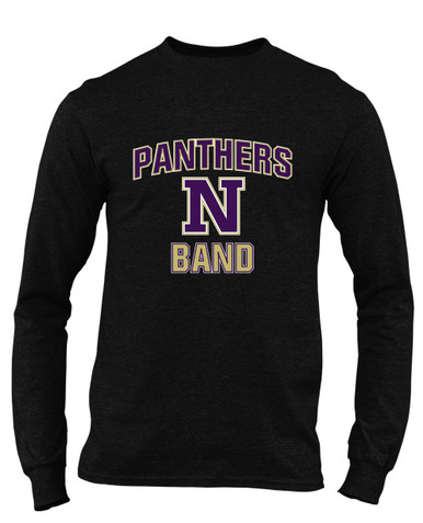 Navarro Panthers N Script Band # 1 Men's Premium LS T-Shirt