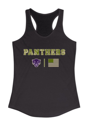Navarro Panthers Camo Flag Women's Tank Top