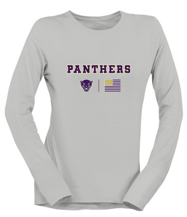 Navarro Panthers Team Colors Flag Women's Premium LS T-Shirt