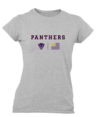 Navarro Panthers Team Colors Flag Women's Premium SS T-Shirt