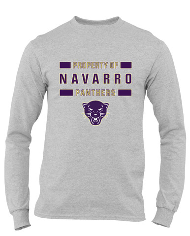 Navarro Panthers Property Of Men's Premium LS T-Shirt