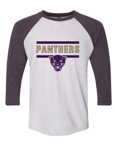 Navarro Panthers Mascot #5 Women's Baseball T-Shirt