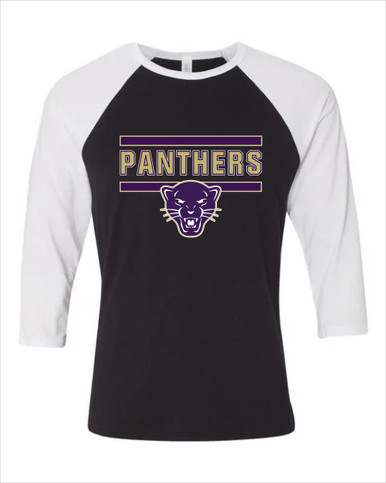 Navarro Panthers Mascot #5 Men's Baseball T-Shirt