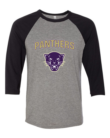Navarro Panthers Mascot #6 Women's Baseball T-Shirt